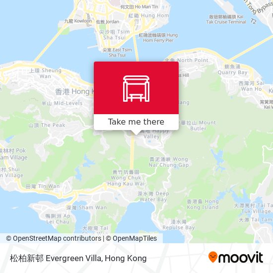 松柏新邨 Evergreen Villa map