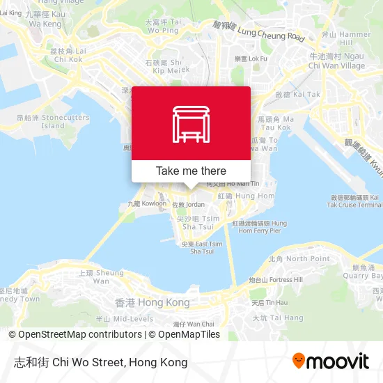 志和街 Chi Wo Street map