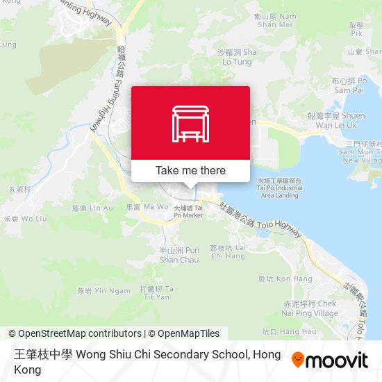 王肇枝中學 Wong Shiu Chi Secondary School map