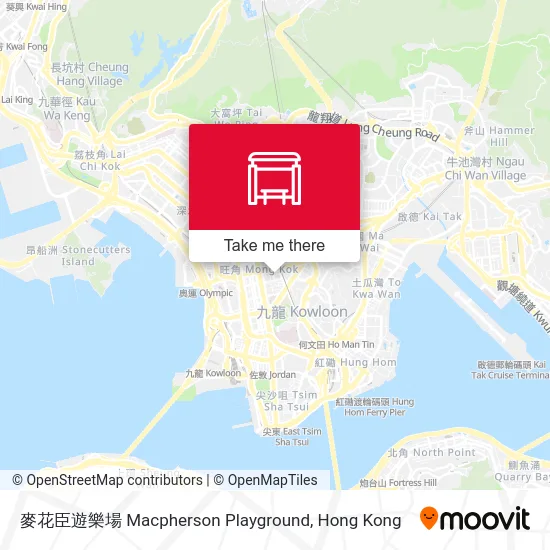 麥花臣遊樂場 Macpherson Playground map