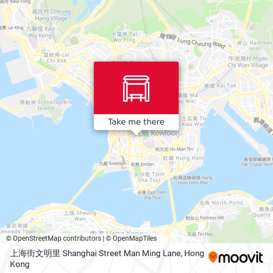 上海街文明里 Shanghai Street Man Ming Lane map