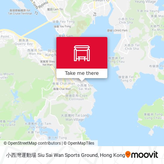 小西灣運動場 Siu Sai Wan Sports Ground map