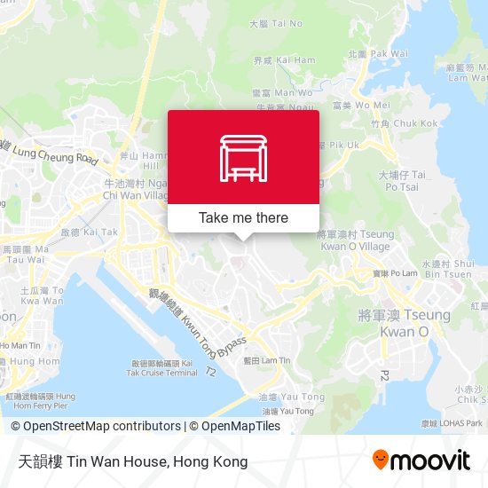 天韻樓 Tin Wan House map