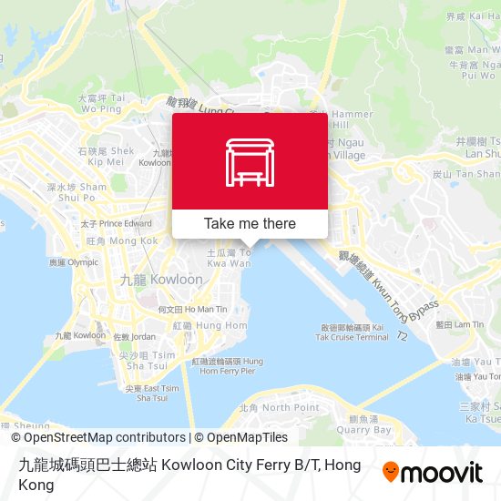 九龍城碼頭巴士總站 Kowloon City Ferry B / T map