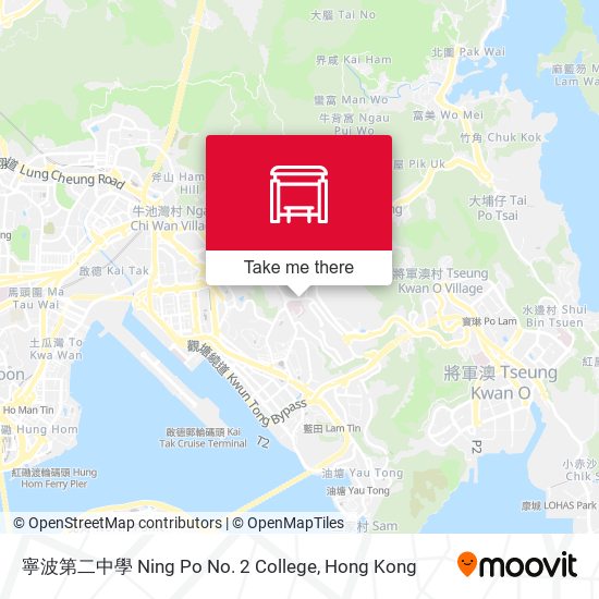 寧波第二中學 Ning Po No. 2 College map
