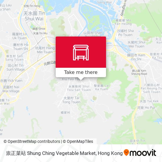 祟正菜站 Shung Ching Vegetable Market map