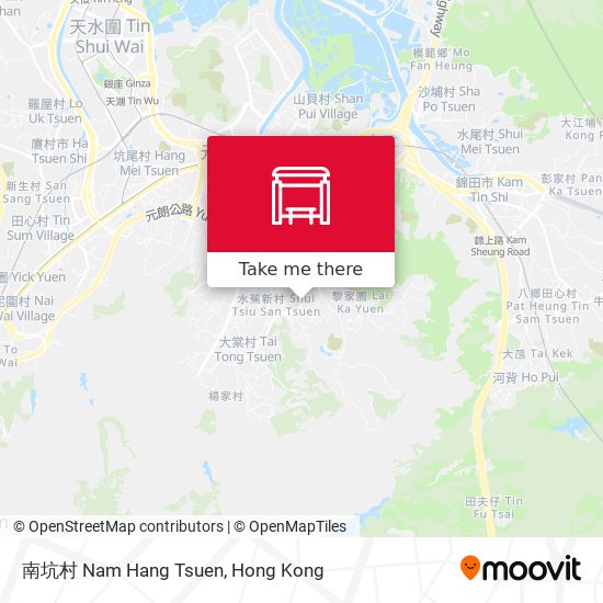 南坑村 Nam Hang Tsuen map