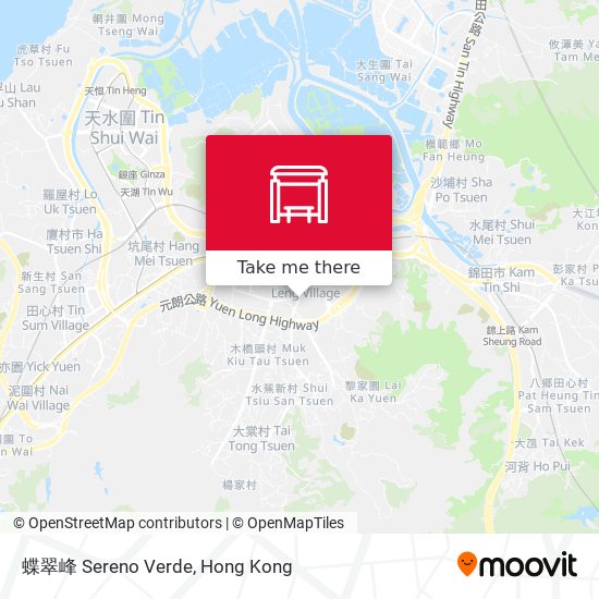 蝶翠峰 Sereno Verde map