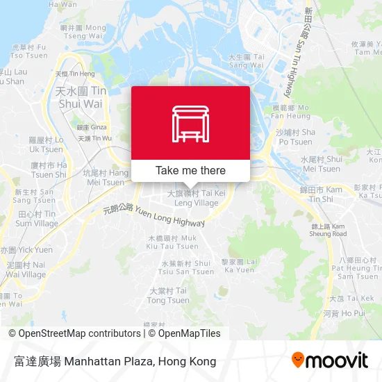 富達廣場 Manhattan Plaza map