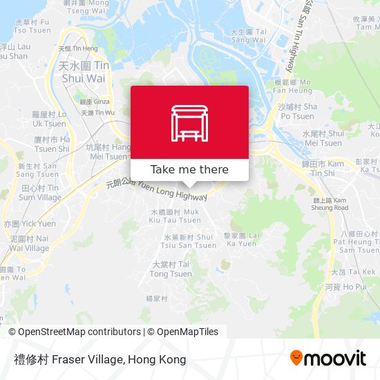 禮修村 Fraser Village map