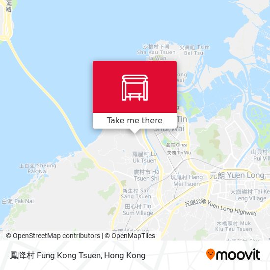 鳳降村 Fung Kong Tsuen地圖