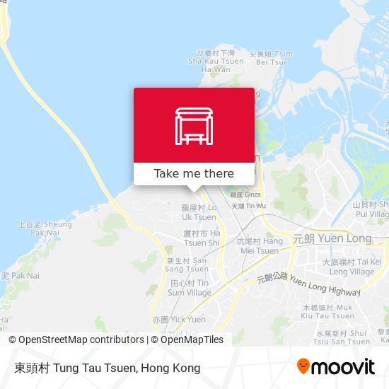 東頭村 Tung Tau Tsuen map