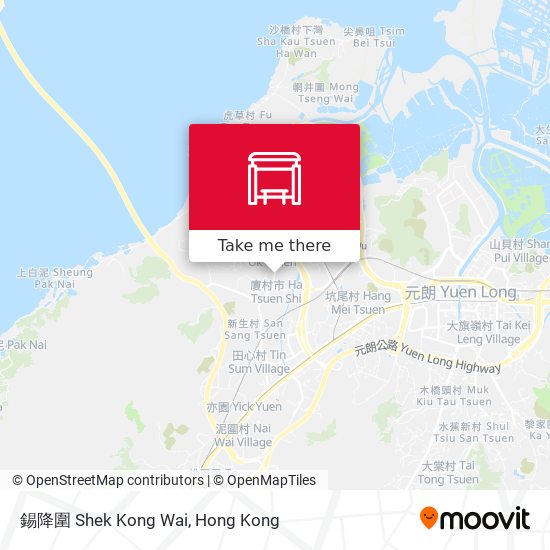錫降圍 Shek Kong Wai map