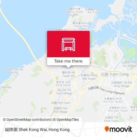 錫降圍 Shek Kong Wai map