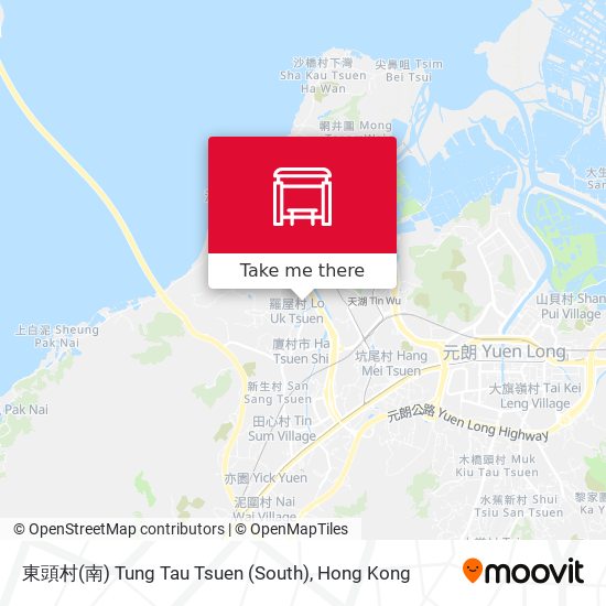 東頭村(南) Tung Tau Tsuen (South) map