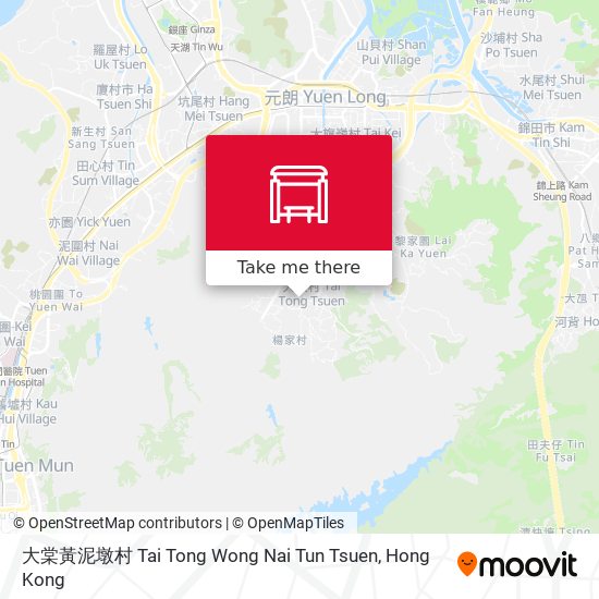 大棠黃泥墩村 Tai Tong Wong Nai Tun Tsuen map