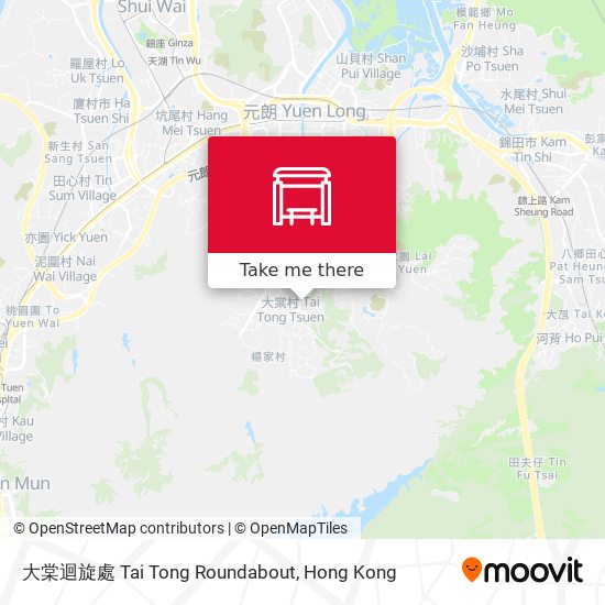 大棠迴旋處 Tai Tong Roundabout map