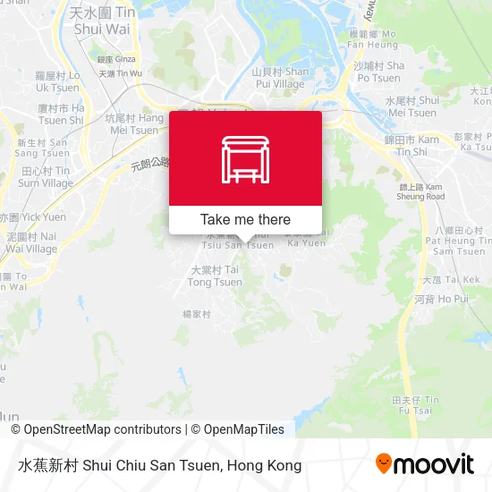 水蕉新村 Shui Chiu San Tsuen map