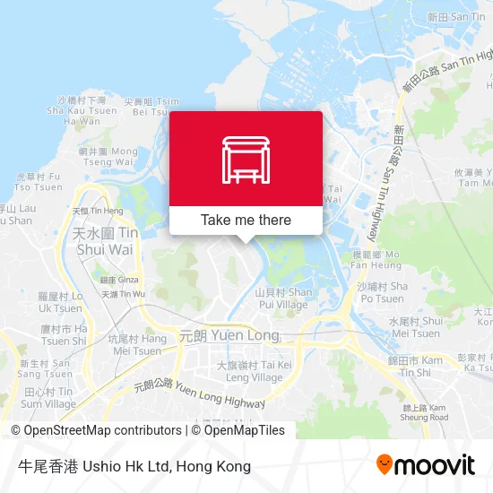 牛尾香港 Ushio Hk Ltd地圖