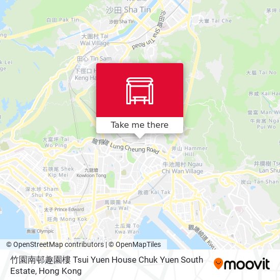 竹園南邨趣園樓 Tsui Yuen House Chuk Yuen South Estate map