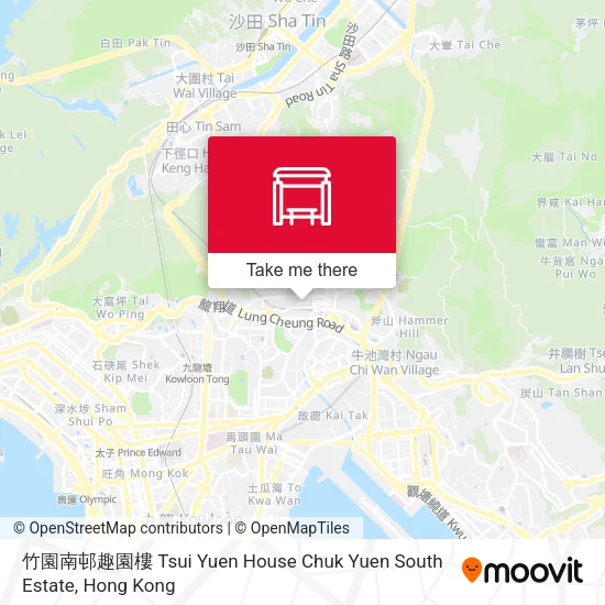 竹園南邨趣園樓 Tsui Yuen House Chuk Yuen South Estate map