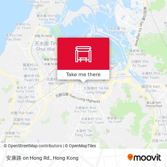 安康路 on Hong Rd. map