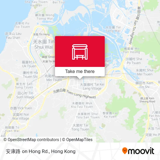 安康路 on Hong Rd.地圖