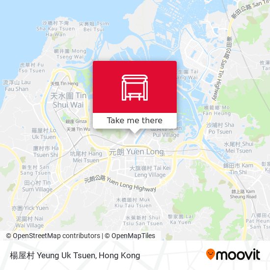 楊屋村 Yeung Uk Tsuen map