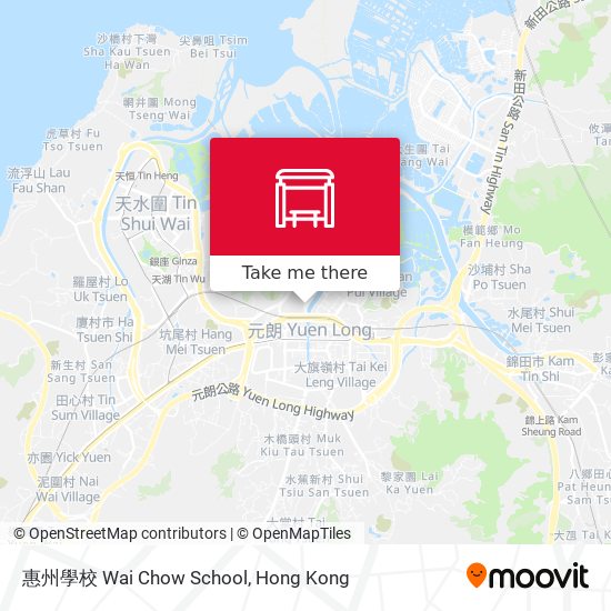 惠州學校 Wai Chow School map