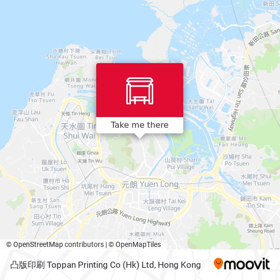 凸版印刷 Toppan Printing Co (Hk) Ltd map