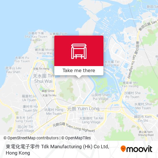 東電化電子零件 Tdk Manufacturing (Hk) Co Ltd map