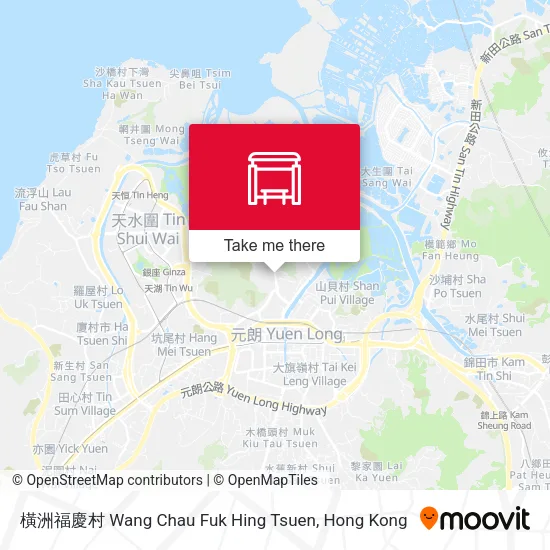 橫洲福慶村 Wang Chau Fuk Hing Tsuen地圖