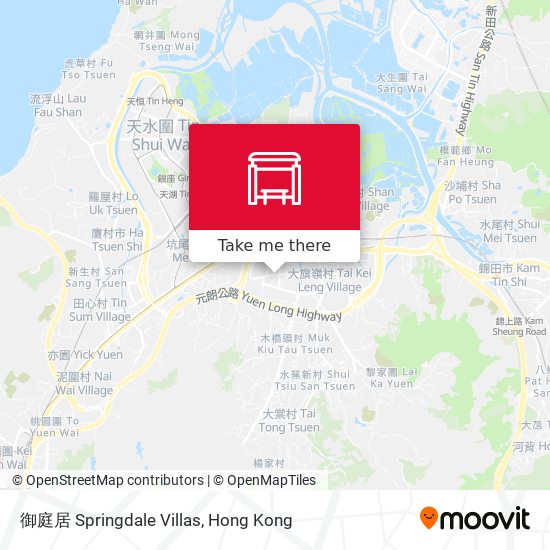 御庭居 Springdale Villas地圖
