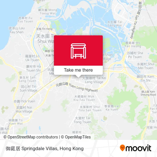 御庭居 Springdale Villas map
