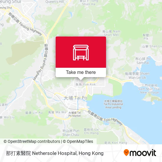 那打素醫院 Nethersole Hospital地圖