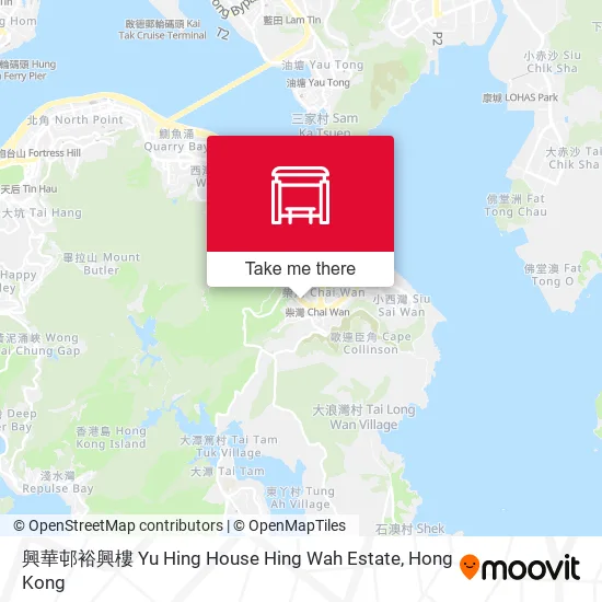 興華邨裕興樓 Yu Hing House Hing Wah Estate地圖
