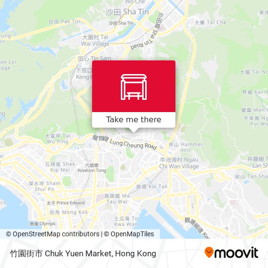竹園街市 Chuk Yuen Market map