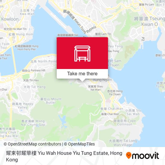 耀東邨耀華樓 Yiu Wah House Yiu Tung Estate map