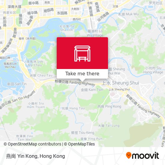 燕崗 Yin Kong map
