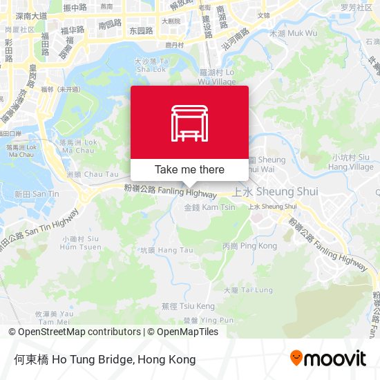 何東橋 Ho Tung Bridge map