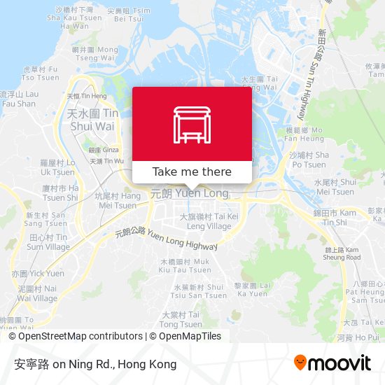 安寧路 on Ning Rd. map