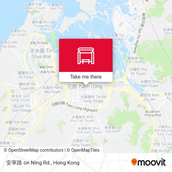 安寧路 on Ning Rd.地圖