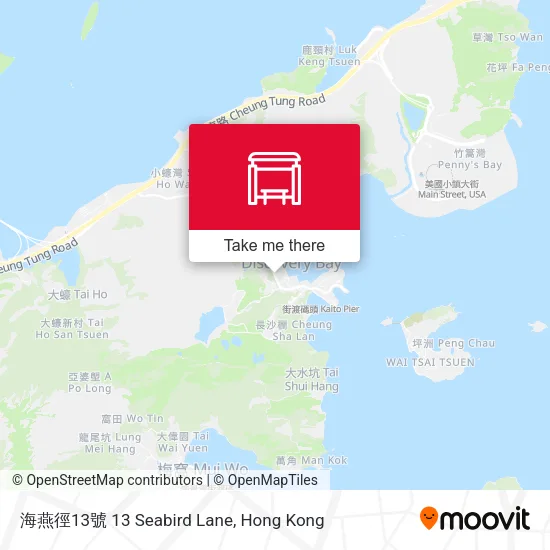 海燕徑13號 13 Seabird Lane map