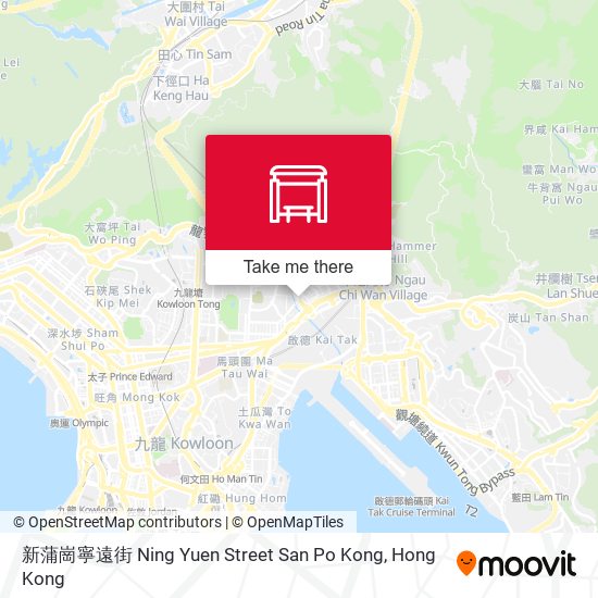 新蒲崗寧遠街 Ning Yuen Street San Po Kong map