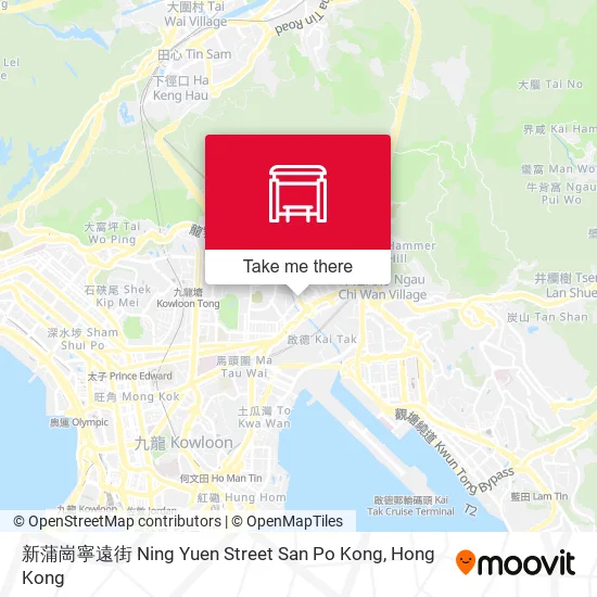 新蒲崗寧遠街 Ning Yuen Street San Po Kong地圖