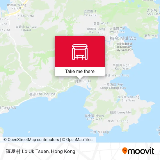 羅屋村 Lo Uk Tsuen map