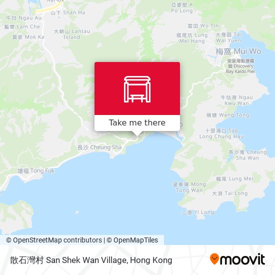 散石灣村 San Shek Wan Village map