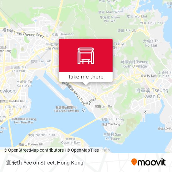 宜安街 Yee on Street map