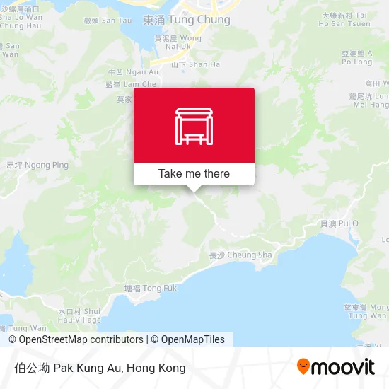 伯公坳 Pak Kung Au地圖