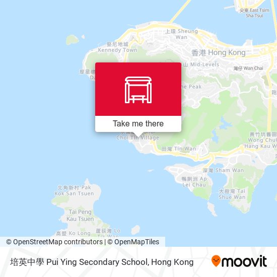 培英中學 Pui Ying Secondary School map